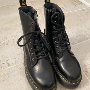 Dr. Martens Jadon Leather Platform Boots
